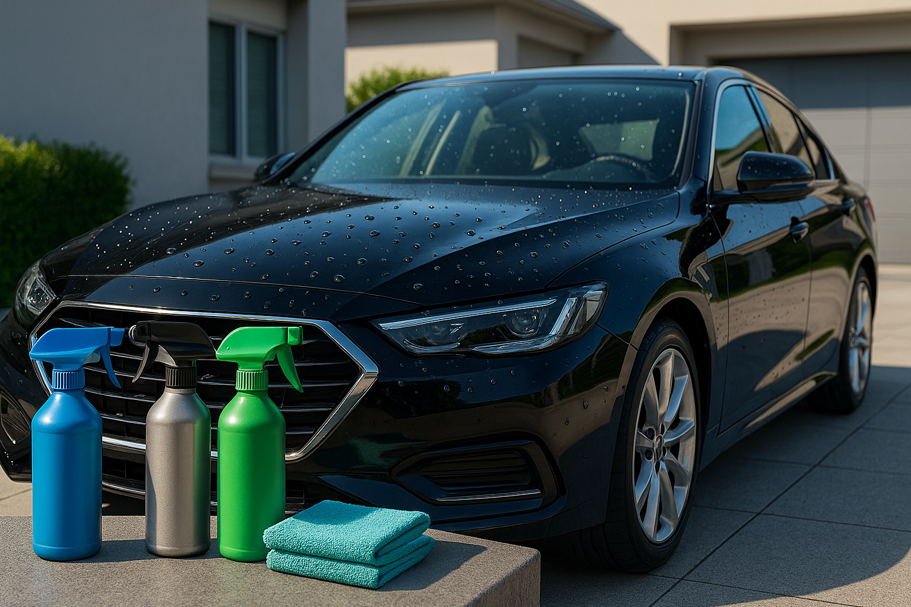 What do professional Detailers use inside cars