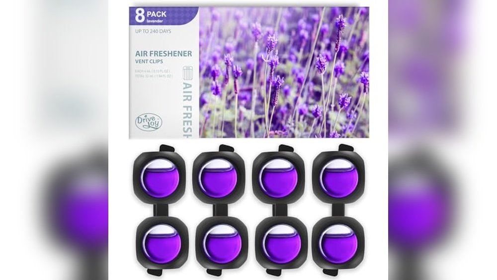 Best Car Air Freshener Vent Clips 8 Pack – Long-Lasting Lavender