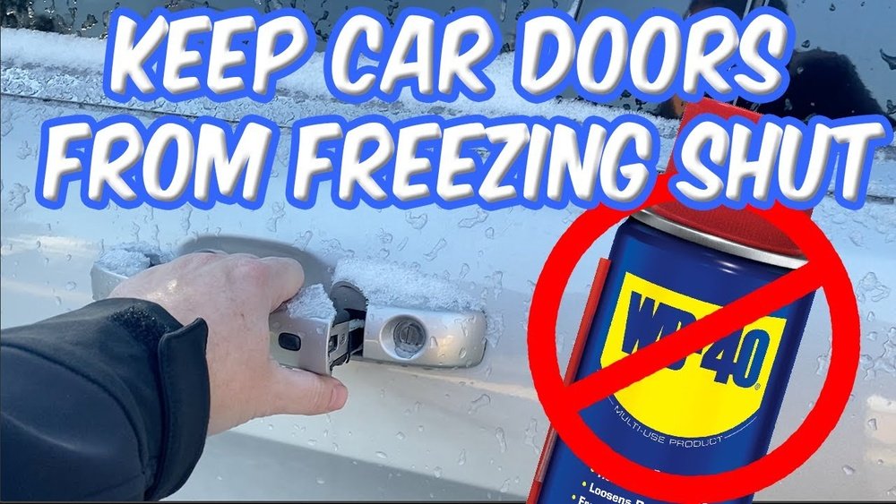 how to keep car doors from freezing shut