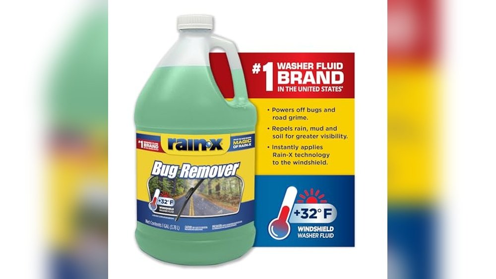 rain x bug remover 2 in 1 washer fluid review ultimate windshield cleaner