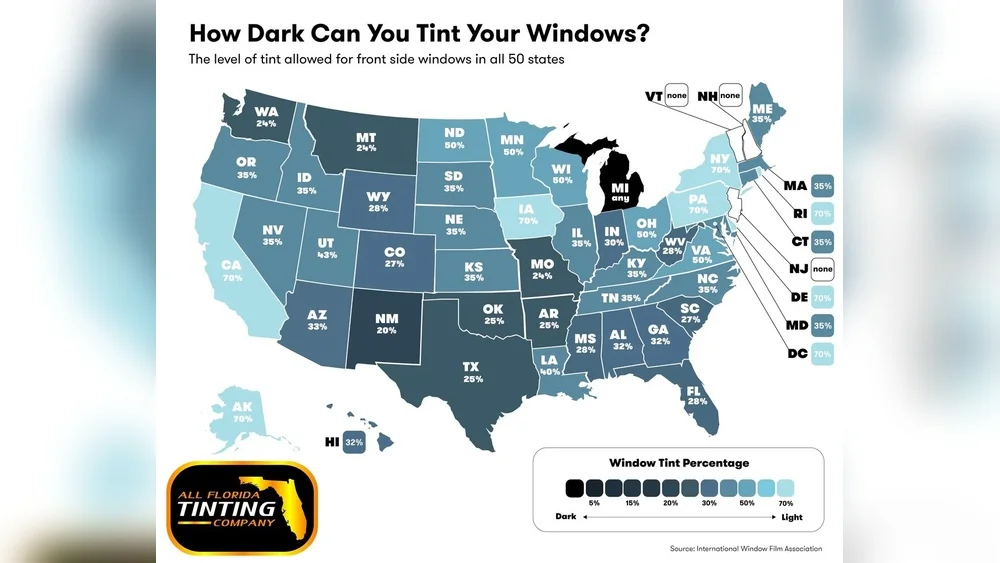Complete Guide to Window Tint Laws in the U.S.