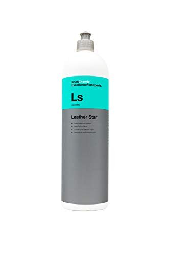 KOCHCHEMIE - Leather Star - Deep Cleaner for Leather; Revitalizes, Preserves, and Protects; Pleasant Fragrance, Color Intensifying Appearance, Supple Soft Feel; Non-Slippery Formula (1 Liter)