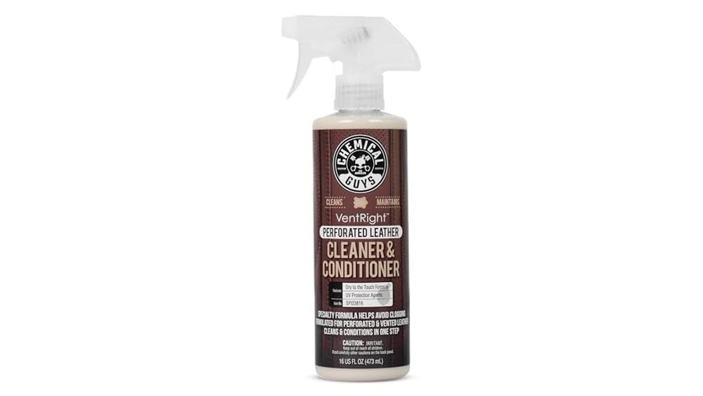 best leather cleaner for perforated leather seats