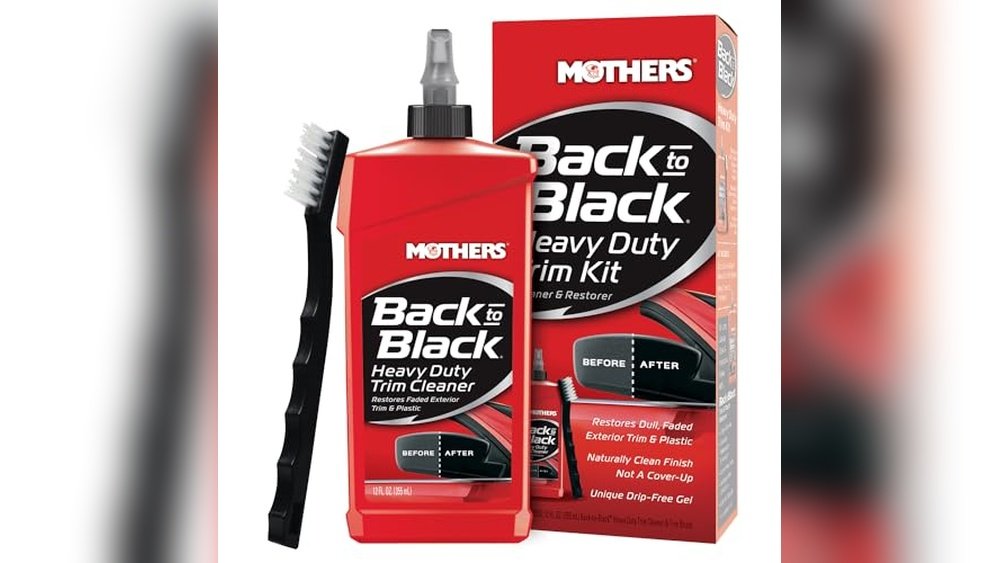 mothers back to black trim cleaner kit review deep clean restore